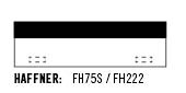 1 HSS Hobelmesser 75 x 18 x 3 für Haffner - FH75S - FH 222
