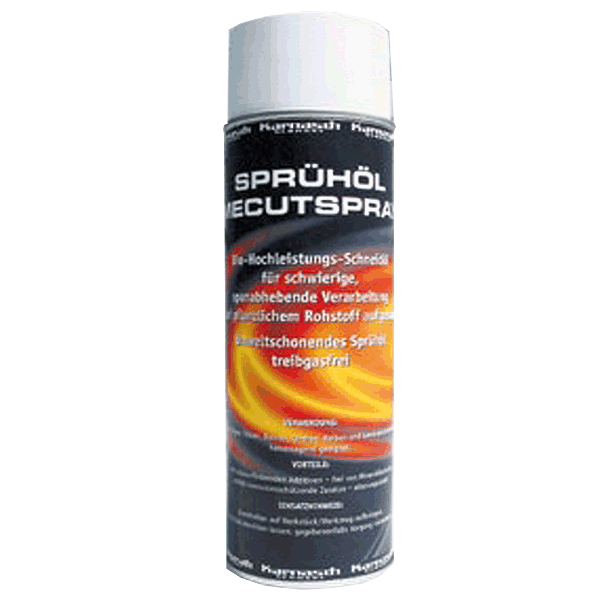 Spezial Schneidspray MECUTSPRAY für Stahl und NE Metalle