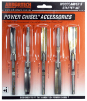 Arbortech "Woodcarvers Starter Kit" - 5 tlg. Meißel-Sortiment Arbortech "Woodcarvers Starter Kit" - 5 tlg. Meißel-Sortiment