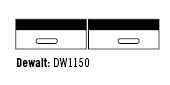 1 HSS Hobelmesser 260 x 21 x 3 für Dewalt - DW 1150