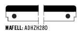 1 HM Hobelmesser 280 x für Mafell - ADHZH280