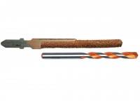 MPS Raspel/Feile-Stichsägeblatt 3124 für Abrasive Materialien inkl. Bohrer - T-Schaft MPS Raspel/Feile-Stichsägeblatt 3124 für Abrasive Materialien inkl. Bohrer - T-Schaft