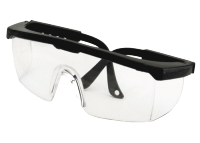 Schutzbrille mit einstellbaren Ohrbügeln Schutzbrille mit einstellbaren Ohrbügeln