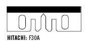 1 HM Hobelmesser 92 x für Hitachi - F30A